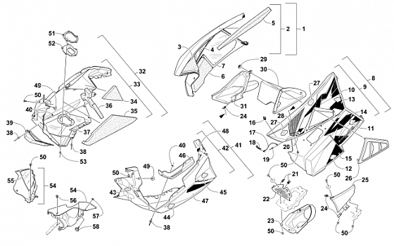 SKID PLATE AND SIDE PANEL ASSEMBLY