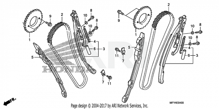 CAM CHAIN + TENSIONER