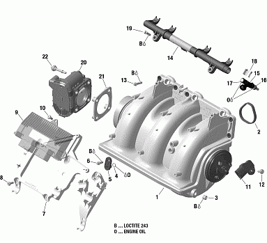 Air Intake Manifold And Throttle Body