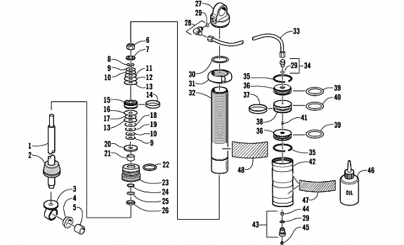 FRONT SUSPENSION SHOCK ABSORBER