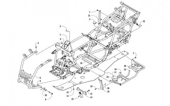 FRAME AND RELATED PARTS