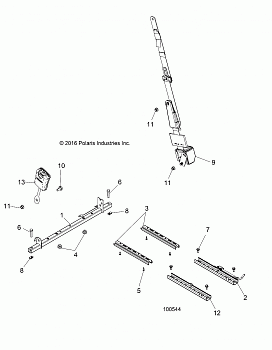 BODY, SEAT MOUNTING AND BELT - A18DAA57F5 (100544)