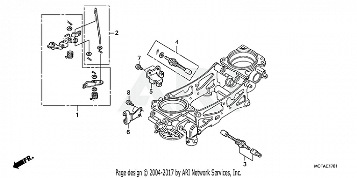 THROTTLE BODY (COMPONENT PARTS)