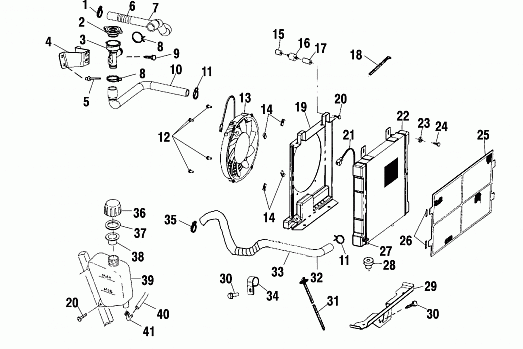COOLING SYSTEM - A01CH50AA (4964466446A010)