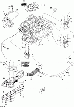 Engine And Air Intake Silencer