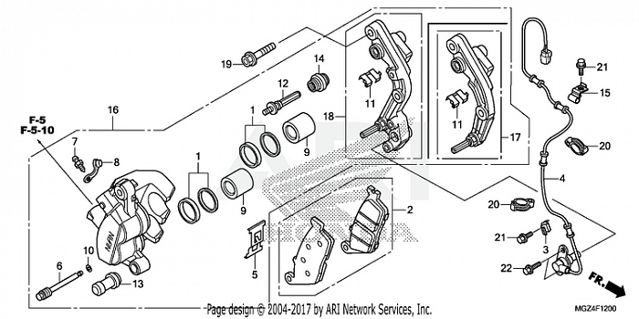 FRONT BRAKE CALIPER