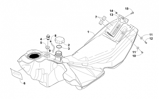 GAS TANK ASSEMBLY