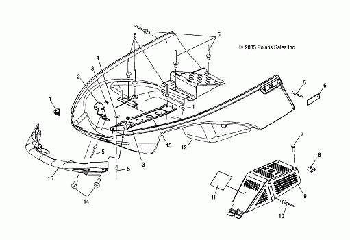 BODY, FRONT BUMPER and NOSEPAN - S08WB1AS/AE/ASA/AEA (4997579757A05)