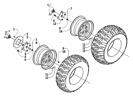 WHEEL AND TIRE ASSEMBLY