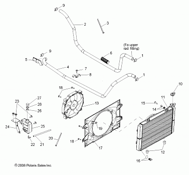 ENGINE, COOLING SYSTEM - R09HH50AG/AR (49RGRCOOL095004X4)