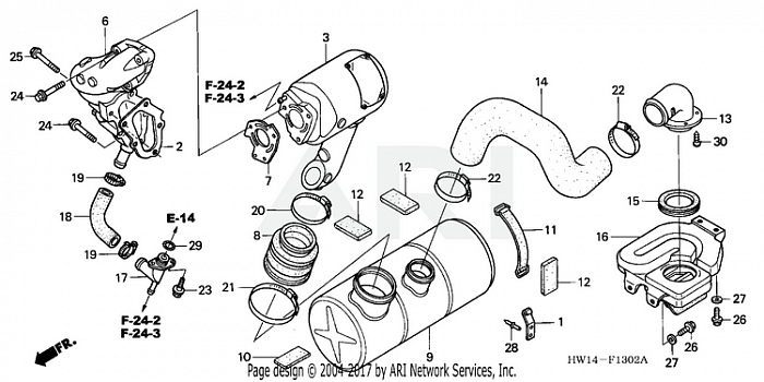 MUFFLER (TURBO/'03-'05)