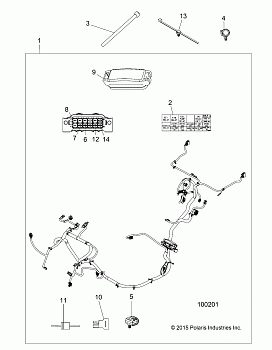 ELECTRICAL, WIRE HARNESS - A16DAH57A1 (100201)