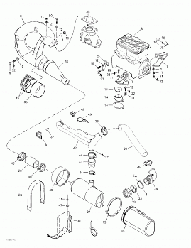 Engine Support And Muffler