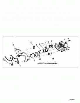 BRAKES, FRONT CALIPER - Z17VFE92AK/AM/AB (700440)