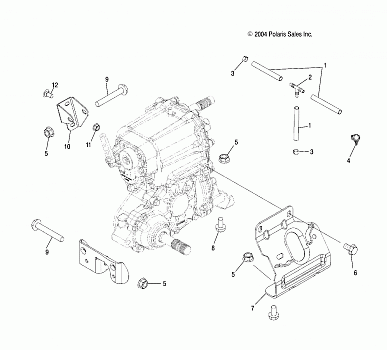 TRANSMISSION MOUNTING - A05MH68AC/AS/AT/AU/AW (4994199419D01)