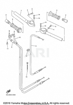 STEERING HANDLE CABLE