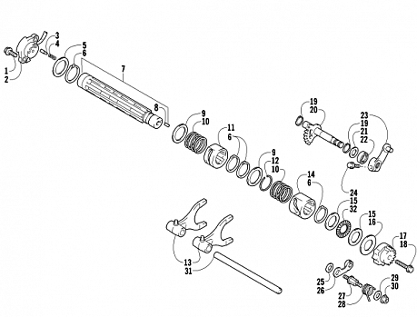 GEAR SHIFTING ASSEMBLY