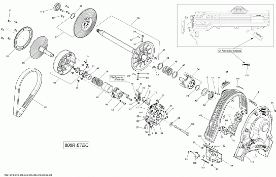 Pulley System 800R ETEC_19M1403b