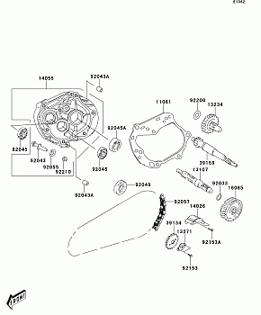 Gear Change Drum/Shift Fork(s)