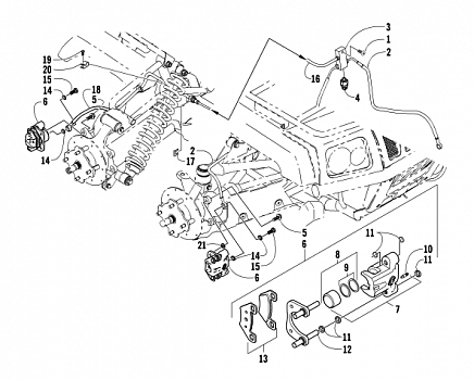 HYDRAULIC BRAKE ASSEMBLY