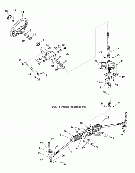 STEERING, STEERING ASM. - R14WH9EMD (49MVSTEERING14HIP)