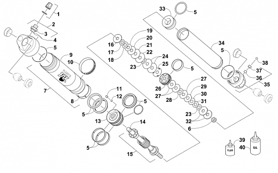 FRONT SUSPENSION SHOCK ABSORBER