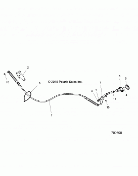 DRIVE TRAIN, GEAR SELECTOR - Z18VBE99BW (700608)