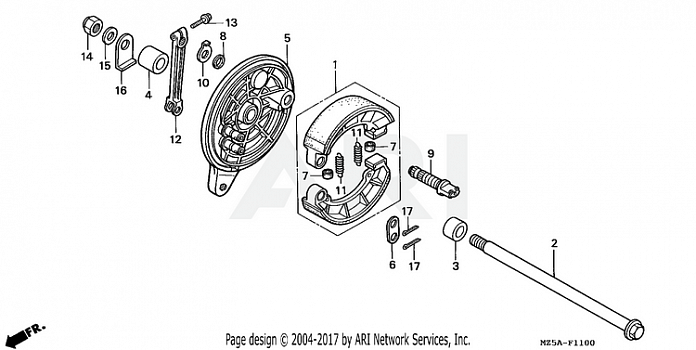 REAR BRAKE PANEL