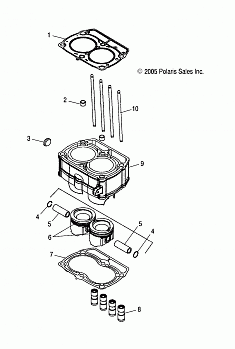 ENGINE, PISTON and CYLINDER - A08DN76FC (4999200299920029D08)