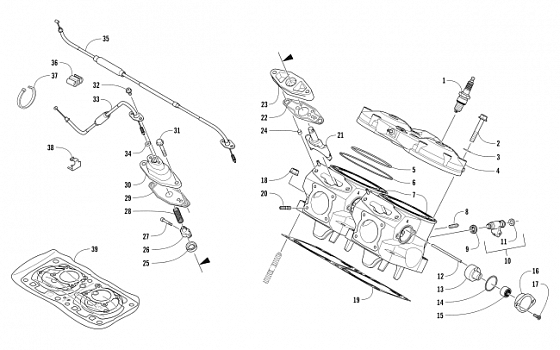 CYLINDER AND HEAD ASSEMBLY