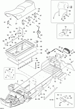 Frame And Seat 550F WT