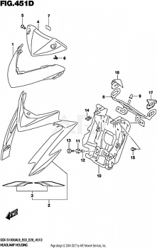 HEADLAMP HOUSING (GSX-S1000YAL9 E03)