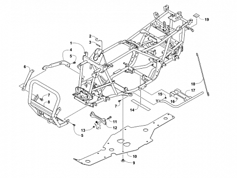 FRAME AND RELATED PARTS