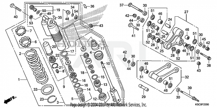 REAR SHOCK ABSORBER