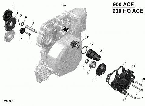 Engine Cooling - 900-900 HO ACE