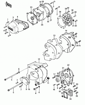 ENGINE COVERS (&#39;77-&#39;78 A1/A2/A2A)
