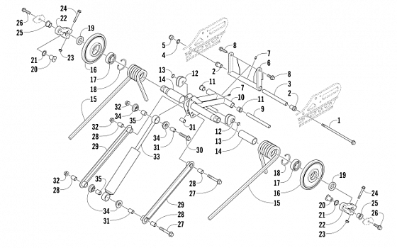 REAR SUSPENSION REAR ARM ASSEMBLY