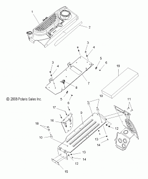 CHASSIS, CLUTCH GUARD and COVER - S09PM7JS/JSL (49SNOWCLUTCHGUARD09700RMK)