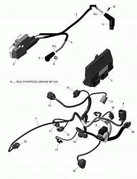Engine Harness And Electronic Module - 210