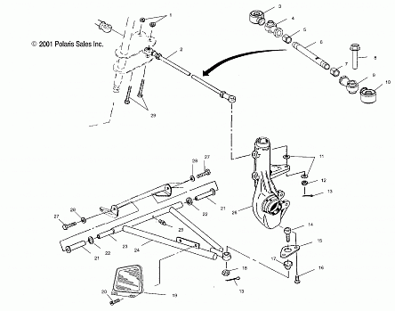 A-ARM/STRUT MOUNTING - A02CL50AA/DA (4967986798B05)