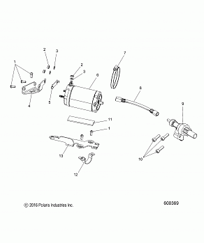 ENGINE, STARTER MOTOR - S19EKB6PSL (600369)