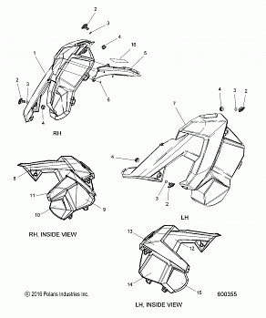 BODY, SIDE PANELS - S17EEG6PSA/PSL (600355)