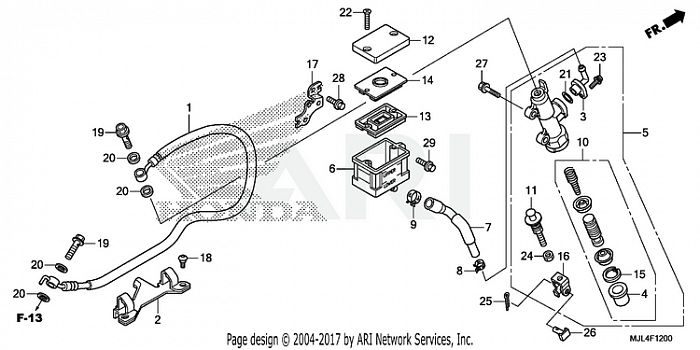 REAR BRAKE MASTER CYLINDER (1)