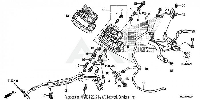 FRONT VALVE UNIT (CBR600RA)