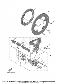 REAR BRAKE CALIPER