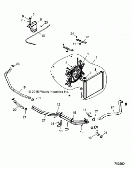 ENGINE, COOLING SYSTEM - Z17VBE87N2 (700260)