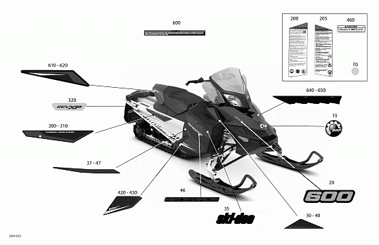 Decals - 600 CARB