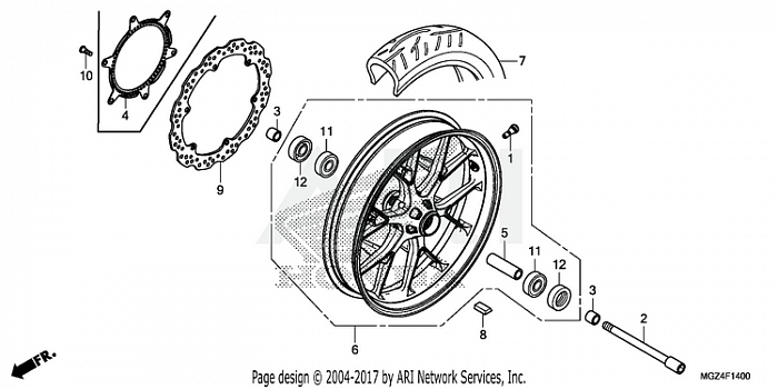 FRONT WHEEL