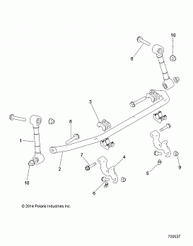 SUSPENSION, STABILIZER BAR, FRONT - Z17VFE92AK/AM/AB (700037)