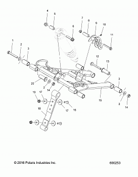 SUSPENSION, TORQUE ARM, FRONT - S17EEG6PSA/PSL (600253)